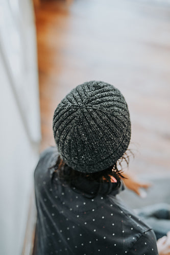 Easy Ribbed Gift Beanie for Him Knitting Pattern