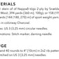 Preview the Pattern PDF — Easy Ribbed Gift Beanie materials and gauge