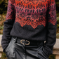 Snow Flower Yoke Sweater knitting pattern — view 01
