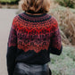 Snow Flower Yoke Sweater knitting pattern — view 03