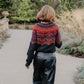 Snow Flower Yoke Sweater knitting pattern — view 08