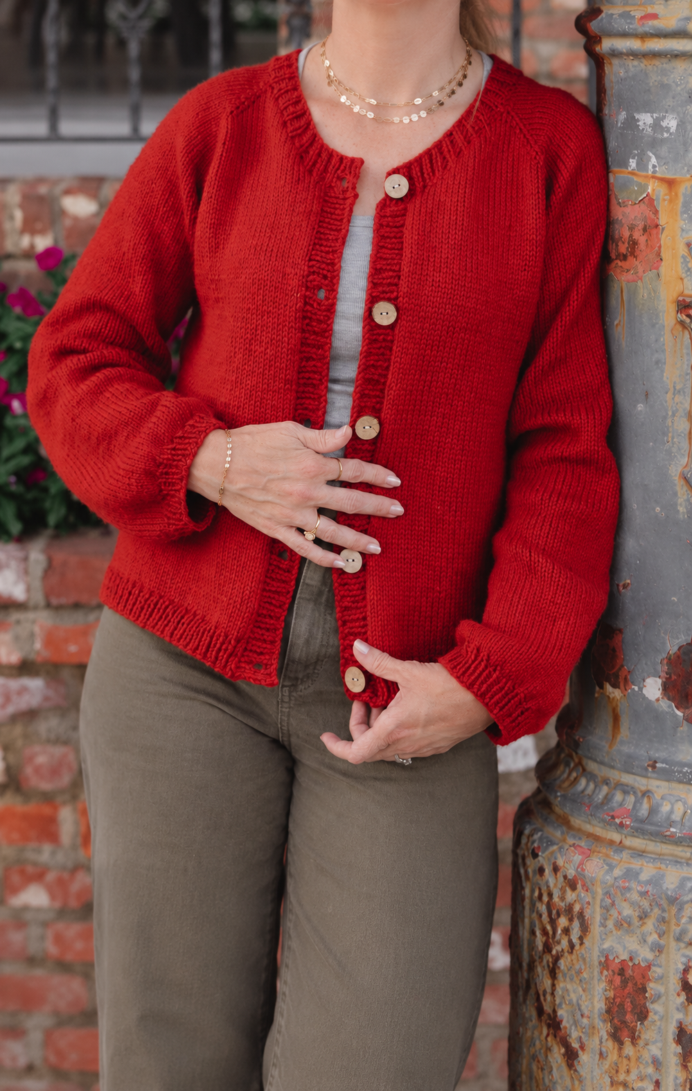 Sunny Road Easy Cardigan knitting pattern — view 04