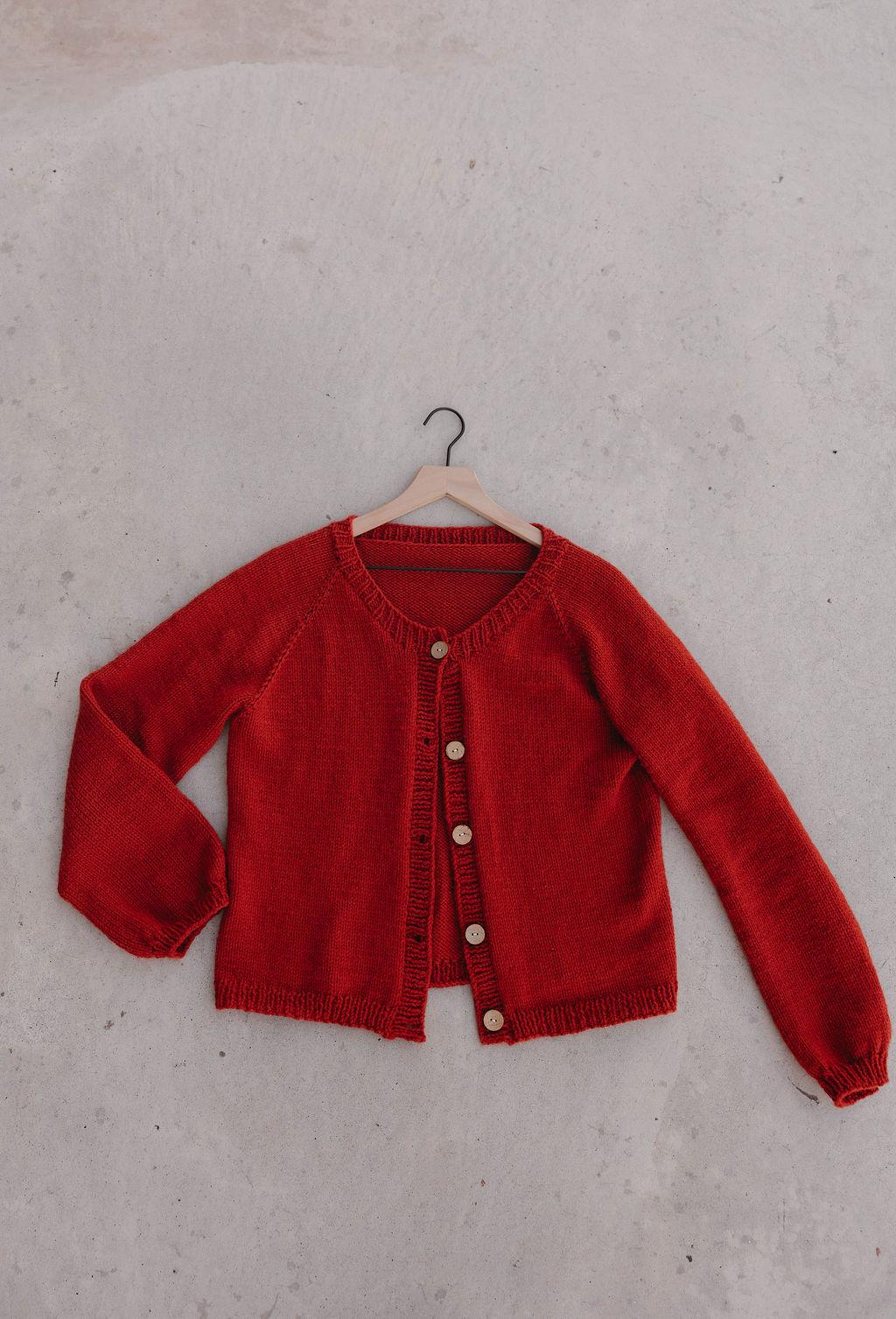 Sunny Road Easy Cardigan knitting pattern — view 05