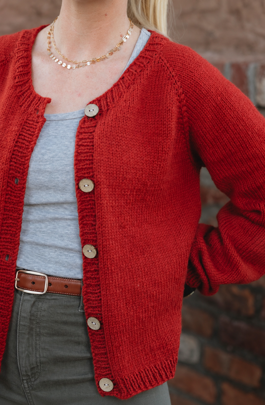 Sunny Road Easy Cardigan knitting pattern — view 10