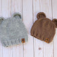 Bear-ear hat details