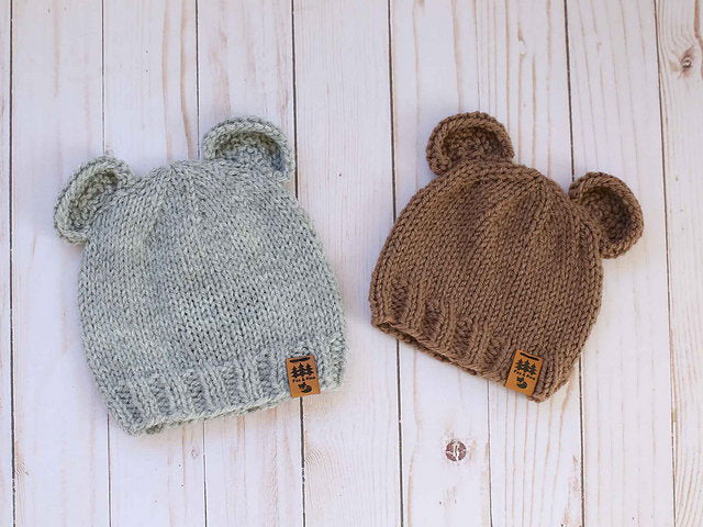 Bear-ear hat details