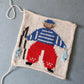Little Folk Friend Vest fisherman motif