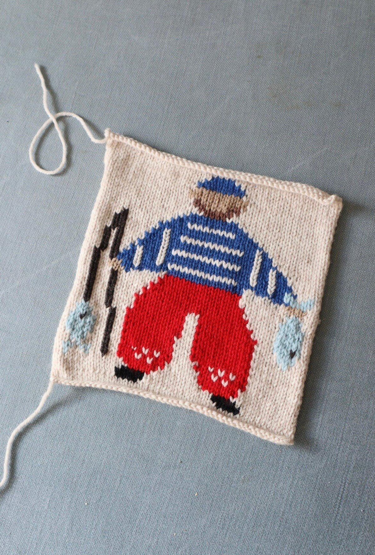 Little Folk Friend Vest fisherman motif