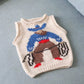 Little Folk Friend Vest knitted detail