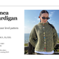 Rainbow Button Stripe Cardigan Knitting Pattern — Sizes & fit sample — PDF preview