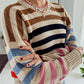 Leftover Yarn Stripe Sweater Knitting Pattern