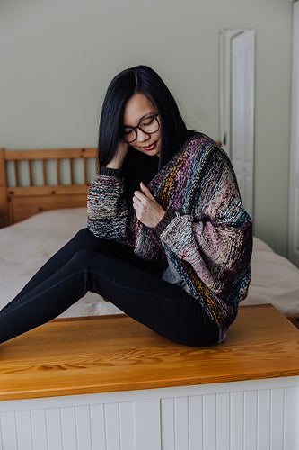 Scrap Yarn Cozy Cardigan Knitting Pattern