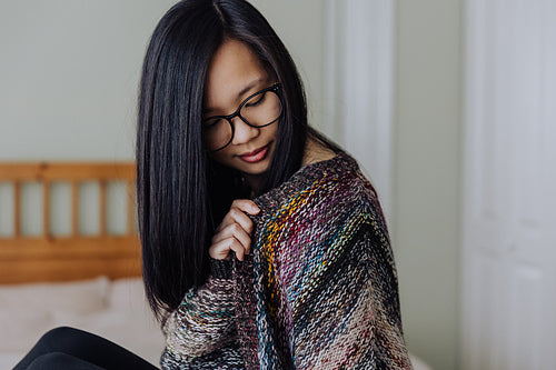 Scrap Yarn Cozy Cardigan Knitting Pattern