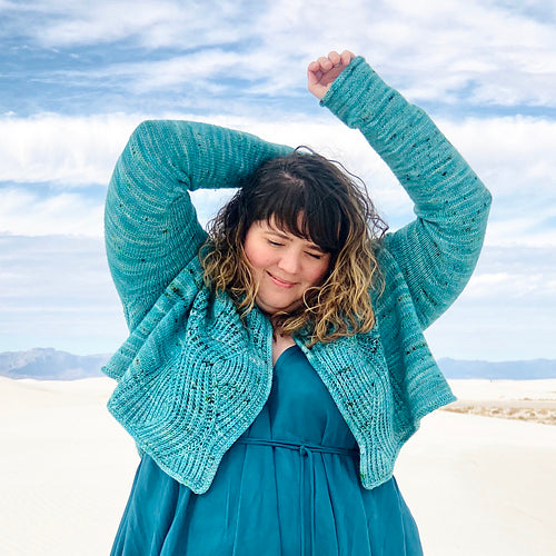 Curvy Fit Easy Cardigan Knitting Pattern