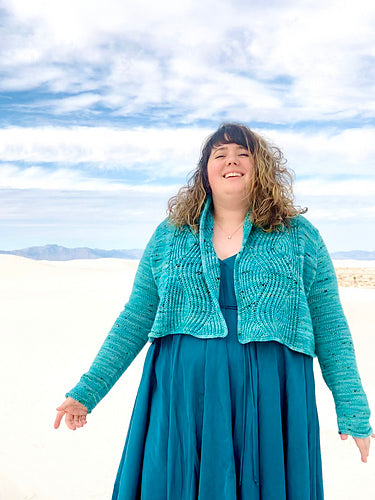 Curvy Fit Easy Cardigan Knitting Pattern