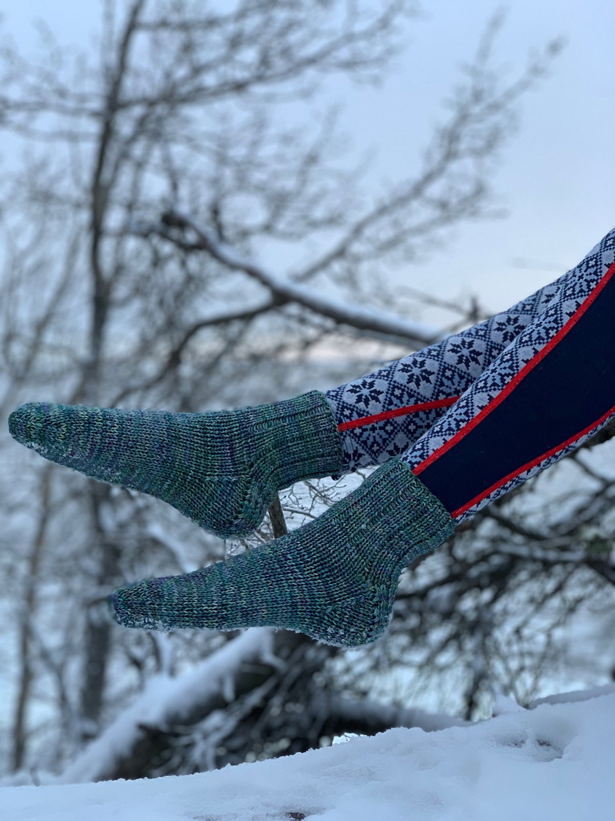Easy Cozy First Socks Knitting Pattern