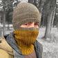 Supporting view of Convertible Balaclava Beanie