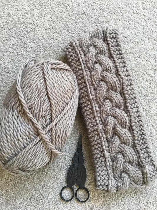 Finished 102 knitting pattern example