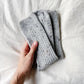 Supporting view of Classic Mock Cable Socks