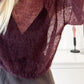 Airy Mohair Mesh Sweater Knitting Pattern – finished design