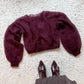 Airy Mohair Mesh Sweater Knitting Pattern – finished design