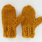 Family Warm Mittens Knitting Pattern – finished design