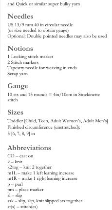 Family Warm Mittens Knitting Pattern — pattern PDF preview: materials and sizing