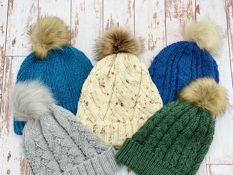 Faux Cable Beanie Collection — view 1
